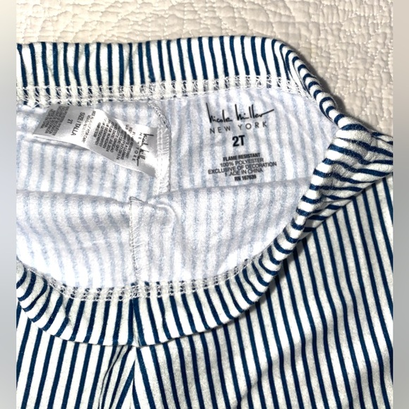 NWT Nicole Miller boy pajama set 2T - Picture 6 of 7